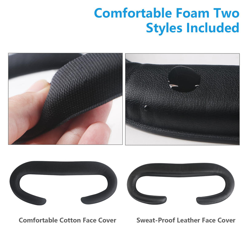  [AUSTRALIA] - 2 Pack Oculus Quest 2 Face Pad, Facial Interface & Face Cover Pad, Anti-fogging Sweatproof Face Cushion for VR Meta Quest 2 Accessories Replacement