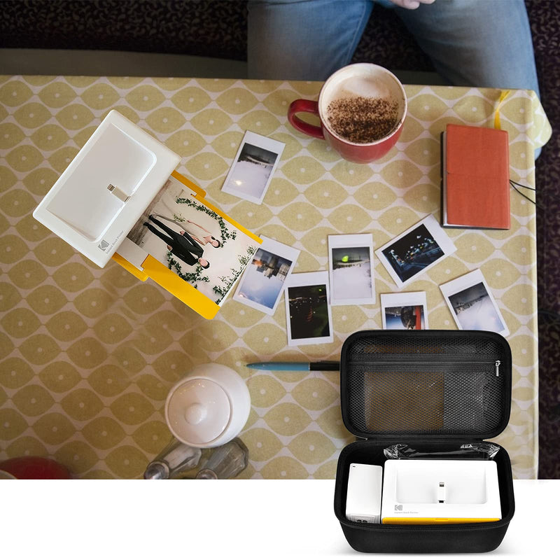  [AUSTRALIA] - Case Compatible with Kodak Dock Plus/Kodak Dock Premium Wi-Fi Portable 4x6” Instant Photo Printer. Bluetooth Photo Printing Holder for Adapter, Cartridge, Printer Paper, Power Cord (Box Only)