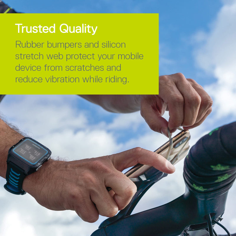  [AUSTRALIA] - Bike Phone Mount by Delta Cycle - Xmount Pro Bicycle Phone Holder Adjusts to Any Handlebar & Fits Any Phone or iPhone - Easily Accessible Bike Accessories for Adult Bikes Xmount Pro Stem