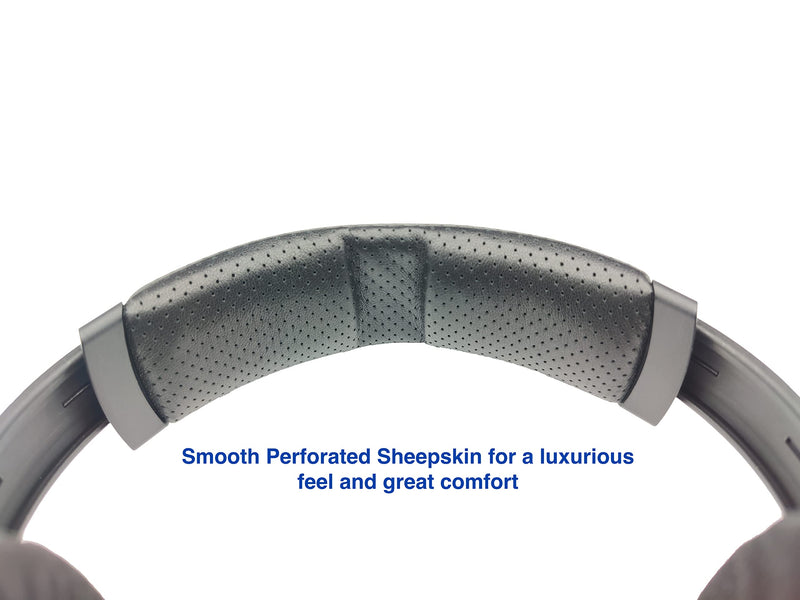  [AUSTRALIA] - Premium Perforated Sheepskin HD800 HD800S HD820 HD8XX Replacement Headband Compatible with Sennheiser HD800 HD800SHD820 and Drop HD8XX Headphones. Premium Sheepskin | High Density Thicker Foam