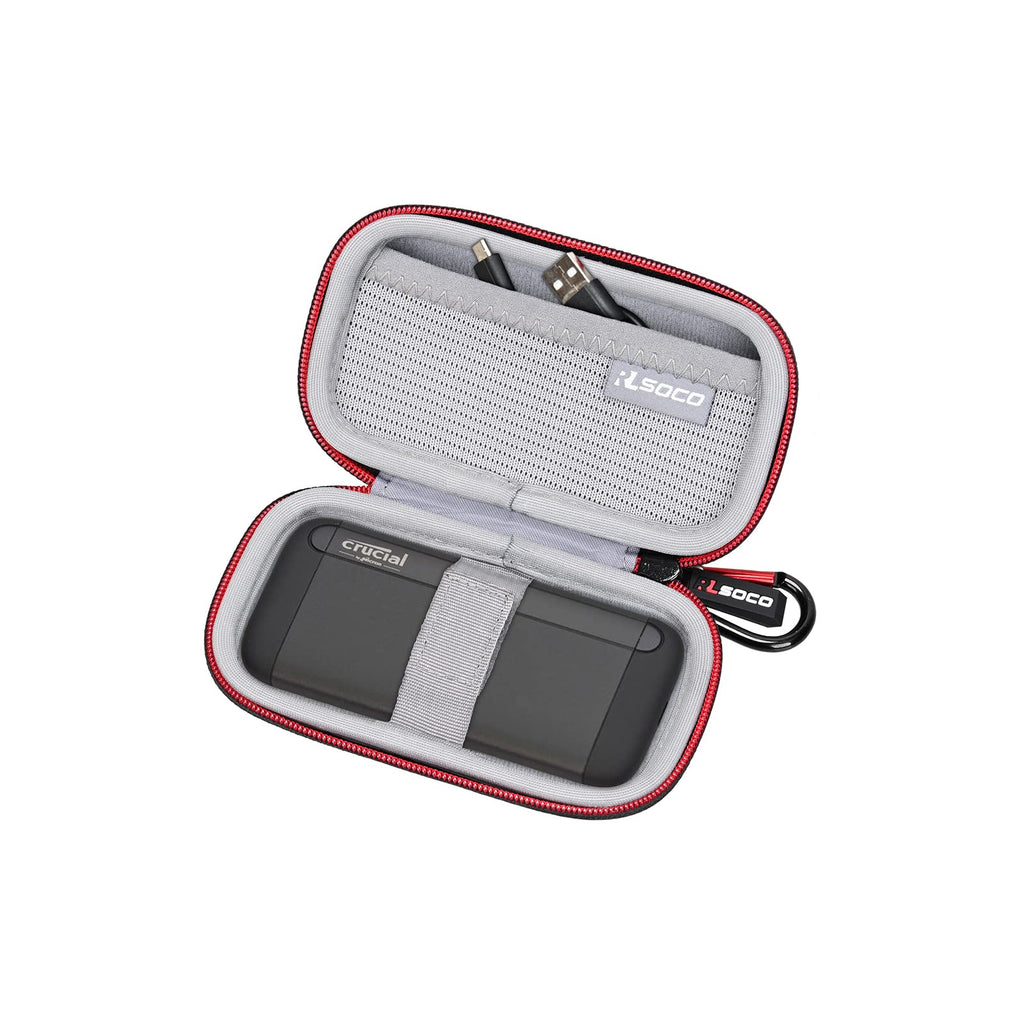  [AUSTRALIA] - RLSOCO Case for SanDisk Extreme Portable SSD / Professional G-Drive SSD & Compatible with Crucial X8 Portable SSD / WD My Passport SSD