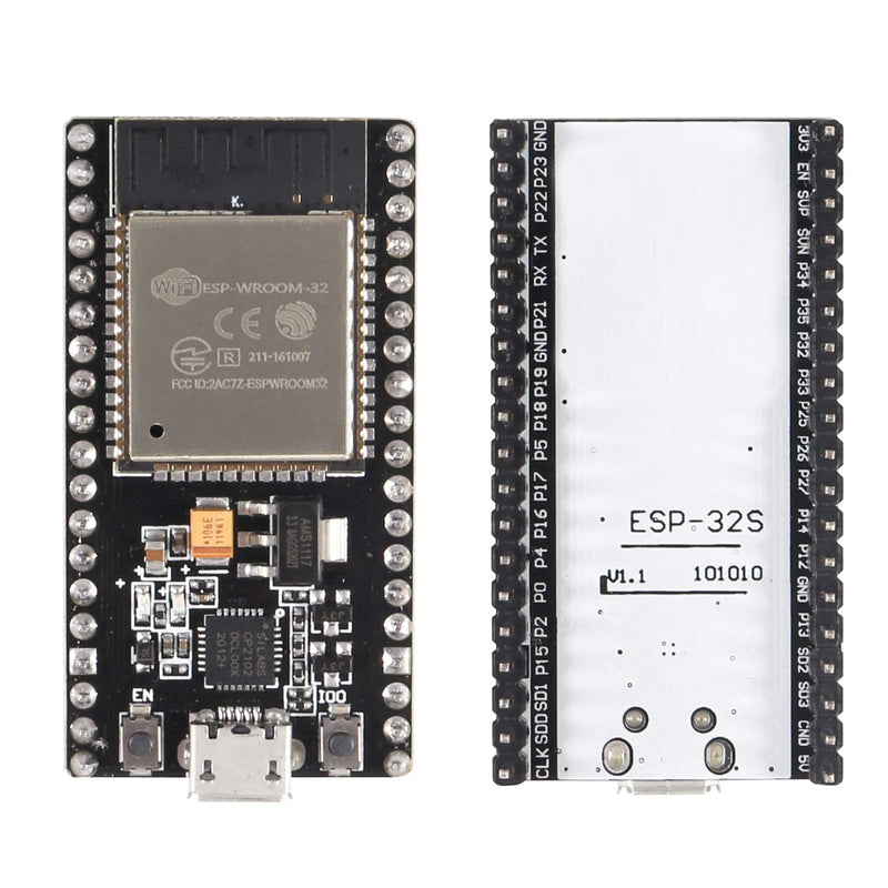  [AUSTRALIA] - Aokin ESP32 ESP-32S NodeMCU-32S ESP-WROOM-32 Development Board 2.4 GHz WiFi and Bluetooth Dual Cores Microcontroller ESP-WROOM-32 Chip for Arduino NodeMCU, 1 Pcs