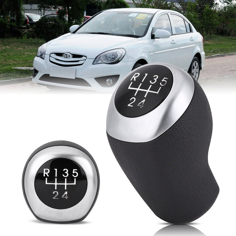  [AUSTRALIA] - Gear Shift Knob, 5 Speed Car Gear Stick Shift Knob Head for Hyundai Accent 2011-2014