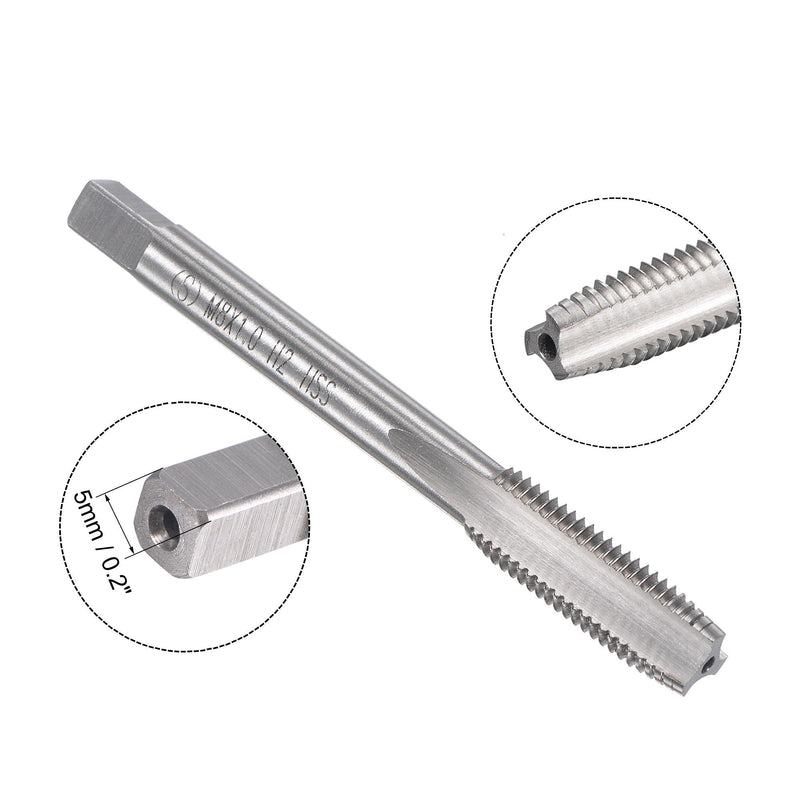  [AUSTRALIA] - uxcell M8 x 1mm Metric Tap and Die Set, HSS Machine Thread Screw Tap with Alloy Tool Steel Round Threading Die