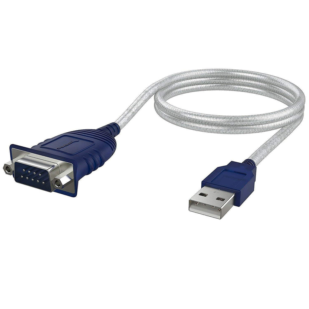  [AUSTRALIA] - SABRENT USB 2.0 to Serial (9-Pin) DB-9 RS-232 Converter Cable, Prolific Chipset, HEXNUTS -, [Windows 10/8.1/8/7/VISTA/XP, Mac OS X 10.6 and Above] 2.5 Feet (CB-DB9P) 2.5 FT