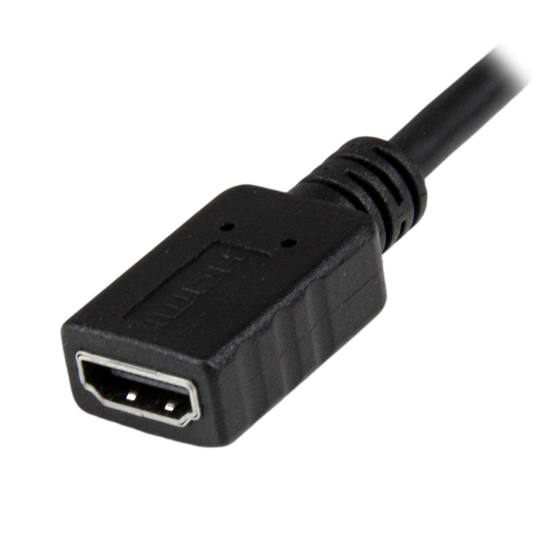 StarTech.com VHDCI Breakout Cable - VHDCI to 4x HDMI M/F - VHDCI Cable for NVIDIA & VisionTek Graphics Cards (VHDCI24HD) , Black - LeoForward Australia