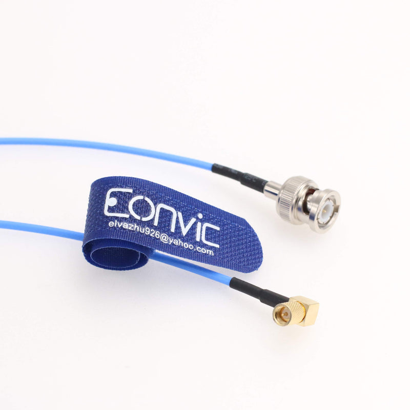 Eonvic 10-32UNF Microdot M5 to BNC Male Vibration Acceleration Sensor Cable Low Noise Signal Cable Right Angle Microdot M5 3M - LeoForward Australia