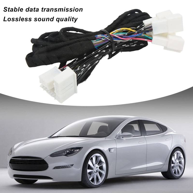  [AUSTRALIA] - Replacement for Tesla Model 3 Y 2017‑2020 Qiilu Speaker Activation Wire Harness Lossless Sound Quality Car Speaker Wire Harness