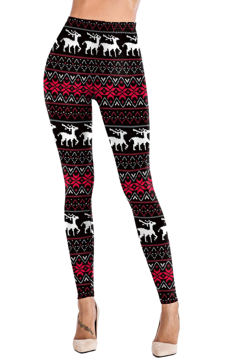Uaderize Womens Ultra Soft Brushed St. Patrick's Day Leggings Pants Ankle Length XS-5XL Small 1-pop Christmas Print - LeoForward Australia
