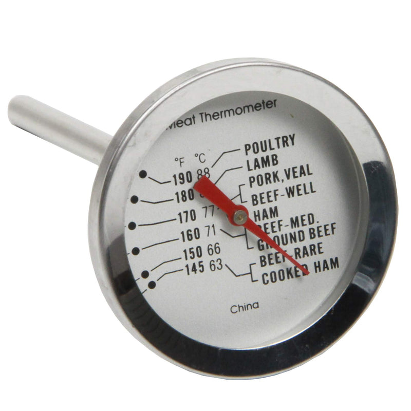 Chef Craft 140-190-Degree Stainless Steel Meat Thermometer - LeoForward Australia