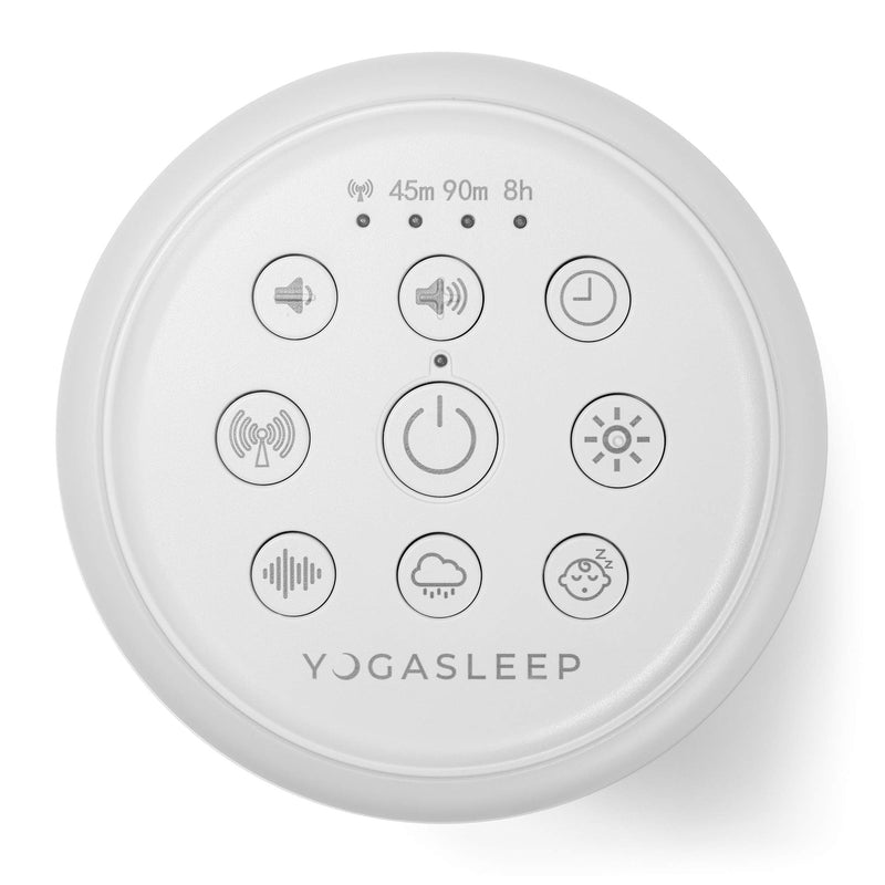 [AUSTRALIA] - Yogasleep Duet White Noise Machine with Night Light & Wireless Speaker Sound Machine for Travel, Office Privacy, Sleep Therapy for Adults & Baby