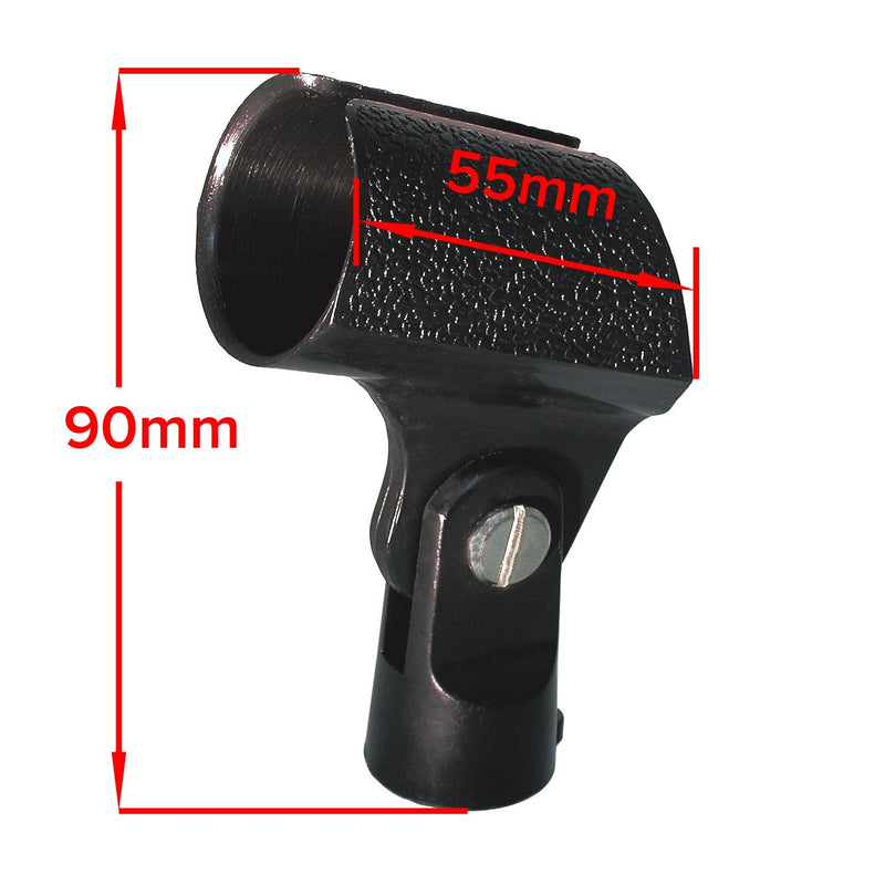  [AUSTRALIA] - Performance Plus SM58 Style Tapered Barrel Black Plastic Microphone Holder (MH2) 1 Pack