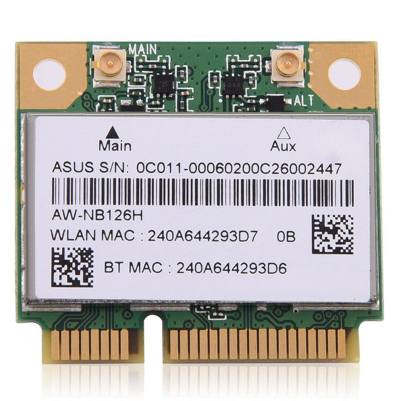  [AUSTRALIA] - Bewinner Mini Bluetooth WiFi Card, 2 in 1 Wireless PCI-E Card Wireless Card for Mini PCI-E Card Slot 2.4G WiFi Card for PC Laptop Asus BenQ Hasee