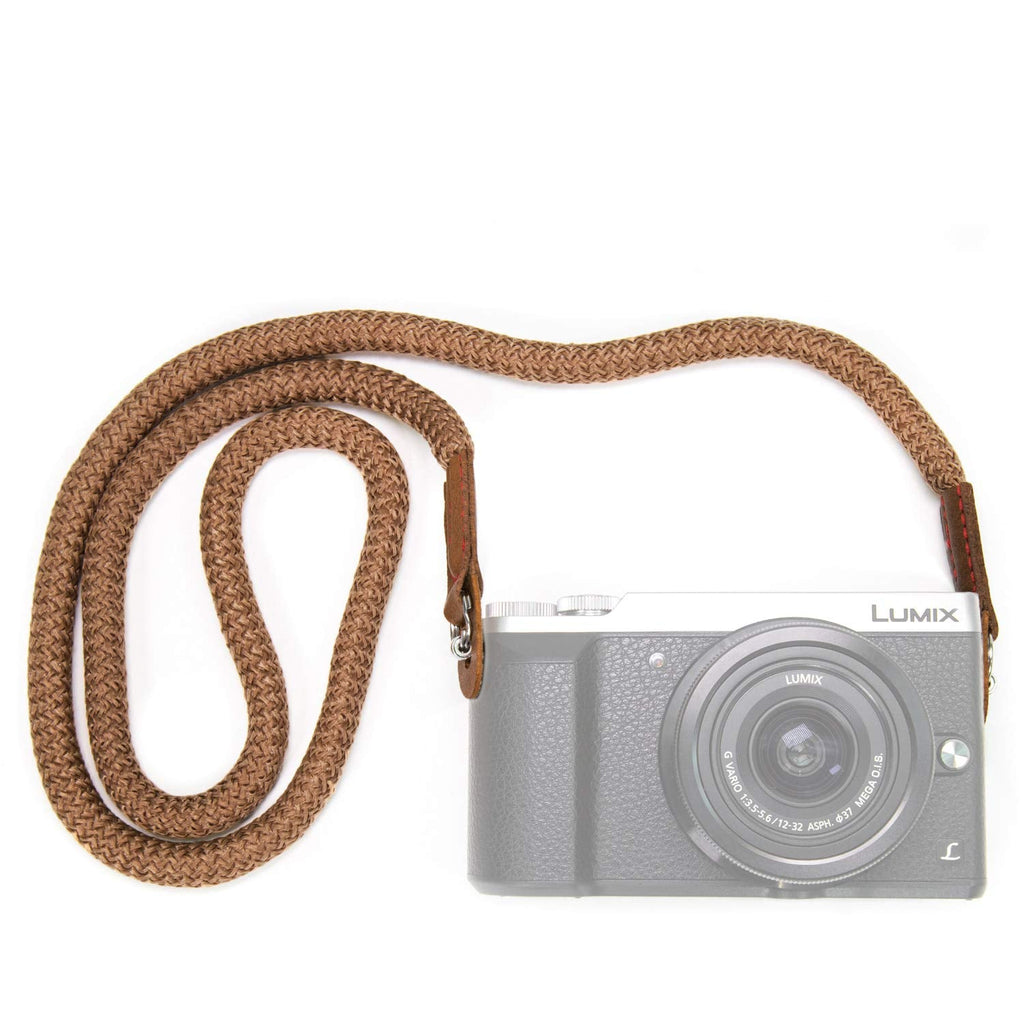  [AUSTRALIA] - MegaGear MG943 Cotton Strap Comfort Padding, Security for All Cameras (Medium75cm/29inc), Brown