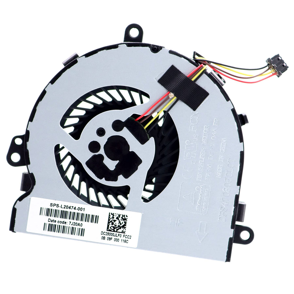  [AUSTRALIA] - Deal4GO CPU Cooling Fan L20474-001 for HP 250 G7 255 G7 256 G7 15-DA 15-DB 15-DR 15-DX 15Q-DX 15T-DS 15-DA0024LA 15-DB0011DX