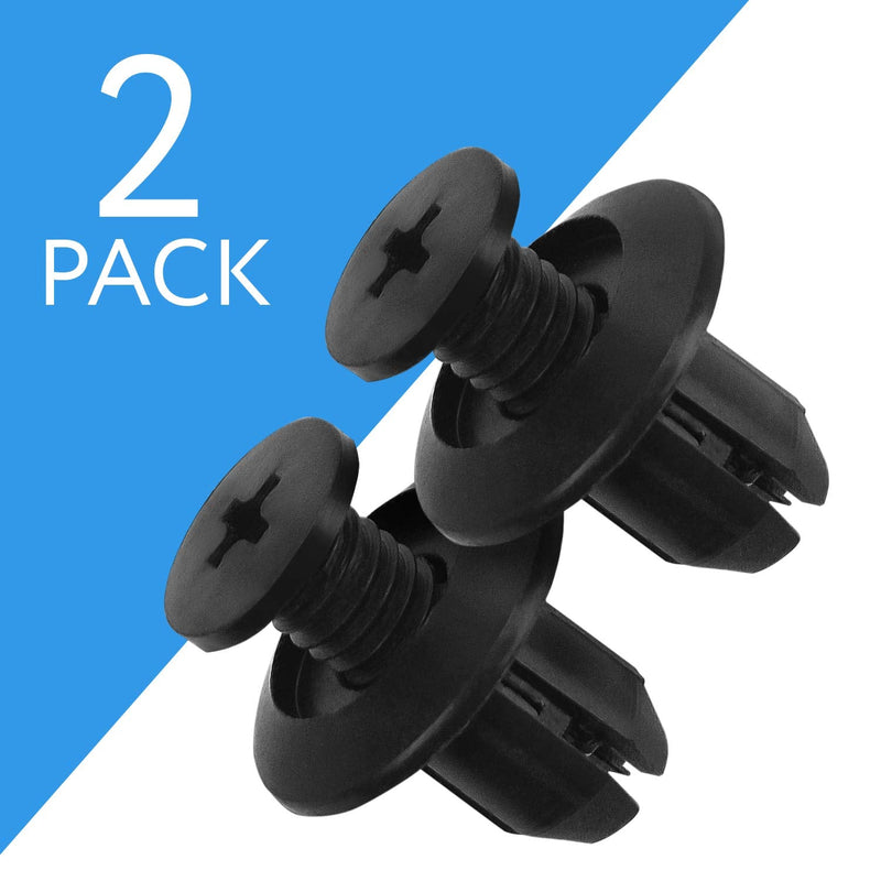  [AUSTRALIA] - 2-Pack Dishwasher Kick Plate Trim Retainer - Whirlpool Compatible - Compare to WPW10503548 Compatible clip for with Kenmore, Kitchenaid, Whirlpool Fastener - 2 Clips