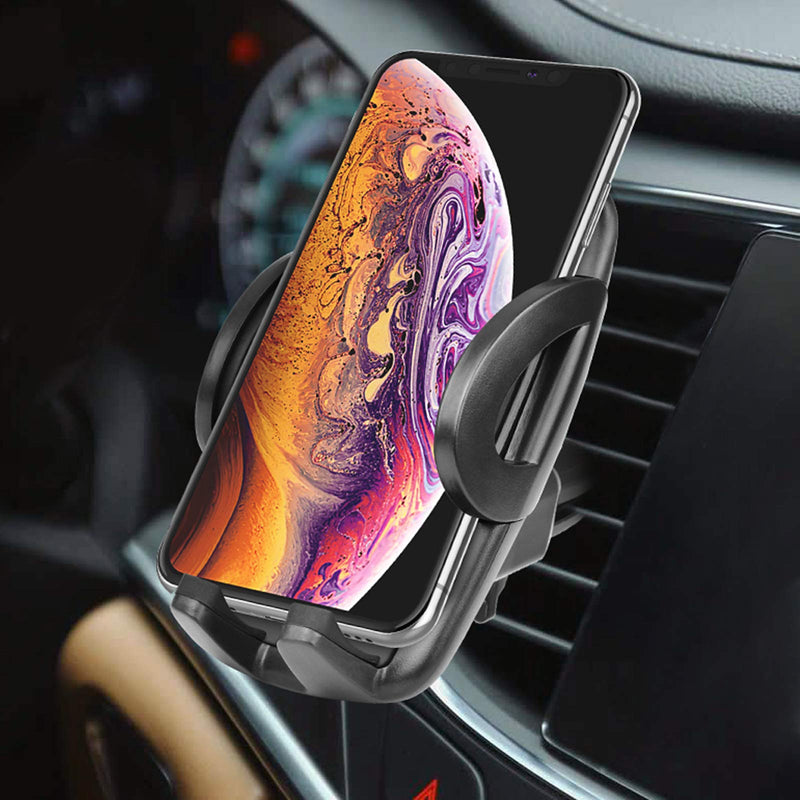  [AUSTRALIA] - Njjex Car Phone Mount Holder for Samsung Galaxy Note 20 Ultra S22+ S21 FE 5G S20+ S10 A53 A13 A03s A02s A12 A32 A42 A52 iPhone 14 Pro Max 13 12 11 Xs Xr 8 7 Air Vent Car Mount Cell Phone Holder Cradle