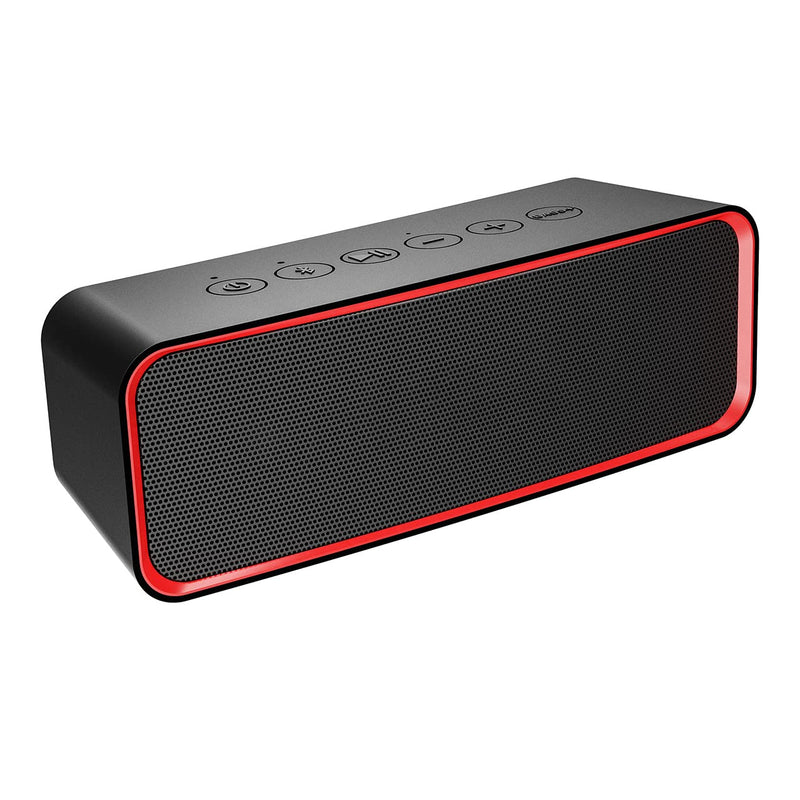  [AUSTRALIA] - Bluetooth Speaker, Bass+ Portable Bluetooth Speakers Waterproof, Wireless Speaker with Microphone, AUX Support, for Phone, Tablet, PC, Travel/Outdoor