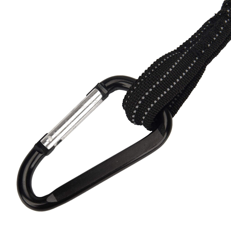  [AUSTRALIA] - Tool Lanyard，10 Pack Safety Tool Leash，Retractable Bungee Cord with Aluminum Lock Carabiner and Adjustable Loop End, Maximum Weight Limit 13.6KG / 30lb, Fall Restraint with Shock Cord Stopper 10 Packs