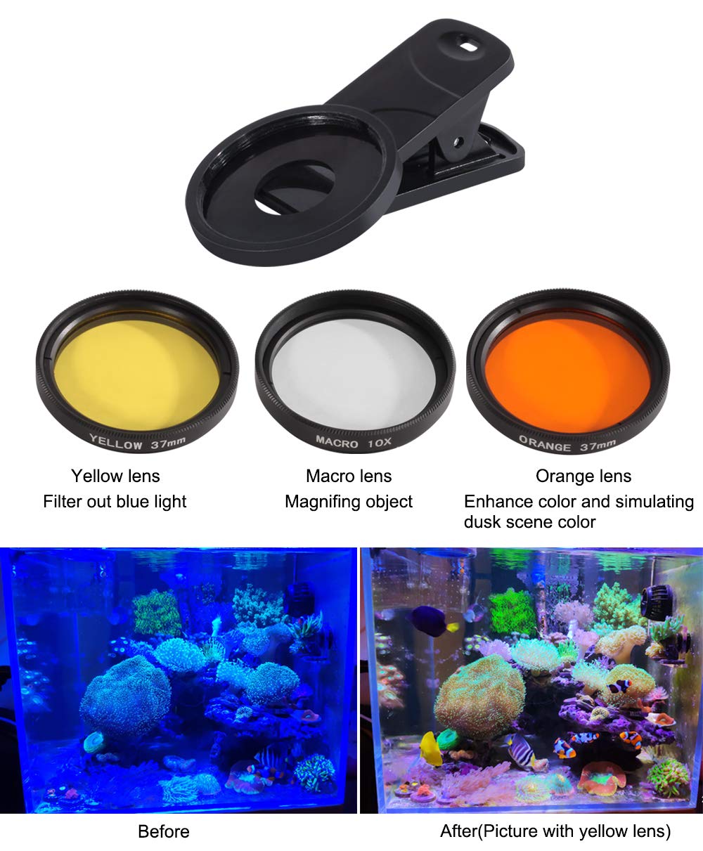  [AUSTRALIA] - Aquarium Choice Coral Lens Filter Kits for Phone