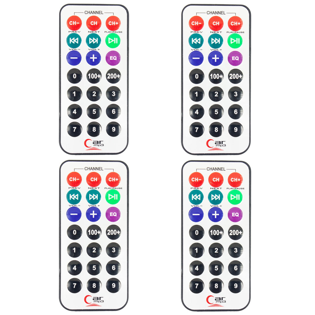  [AUSTRALIA] - jujinglobal 4pcs Mini Infrared Remote Control for Arduino Raspberry PI DIY