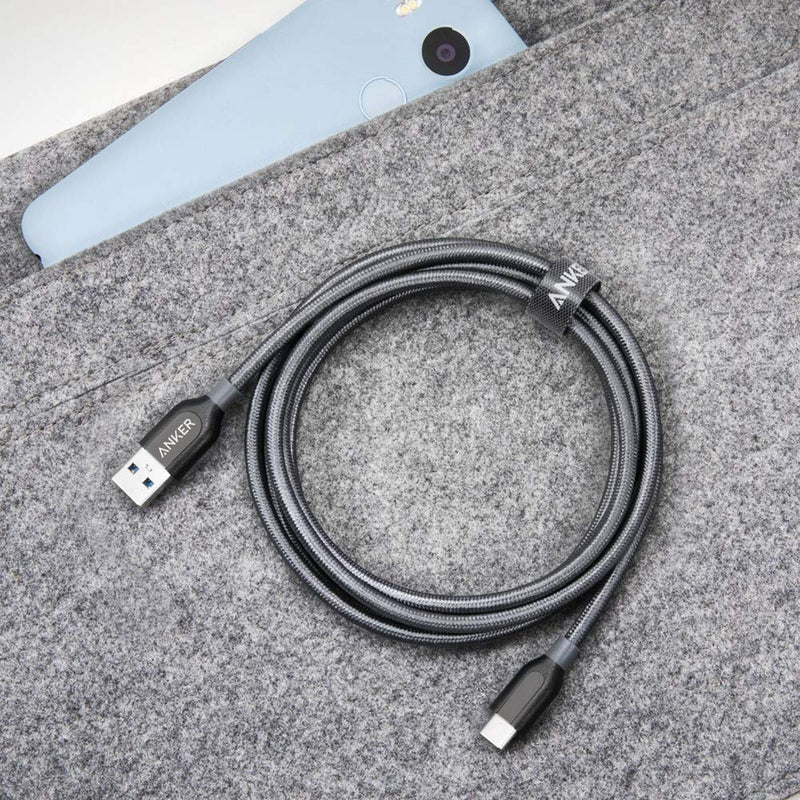  [AUSTRALIA] - Anker USB C Cable, PowerLine+ USB-C to USB 3.0 cable (3ft), High Durability, for Samsung Galaxy Note 8, S8, S8+, S9, S10, Sony XZ, LG V20 G5 G6, HTC 10, Xiaomi 5 and More. Laptop 3ft Black