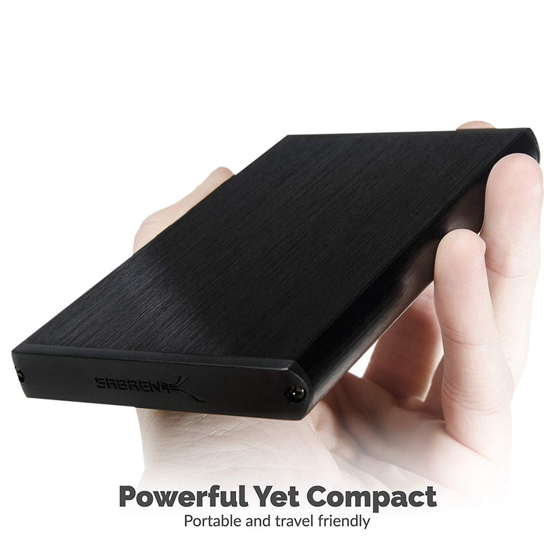  [AUSTRALIA] - Sabrent [Upgraded Version Support UASP] Ultra Slim USB 3.0 to 2.5-Inch SATA External Aluminum Hard Drive Enclosure [Black] (EC-UK30) Original