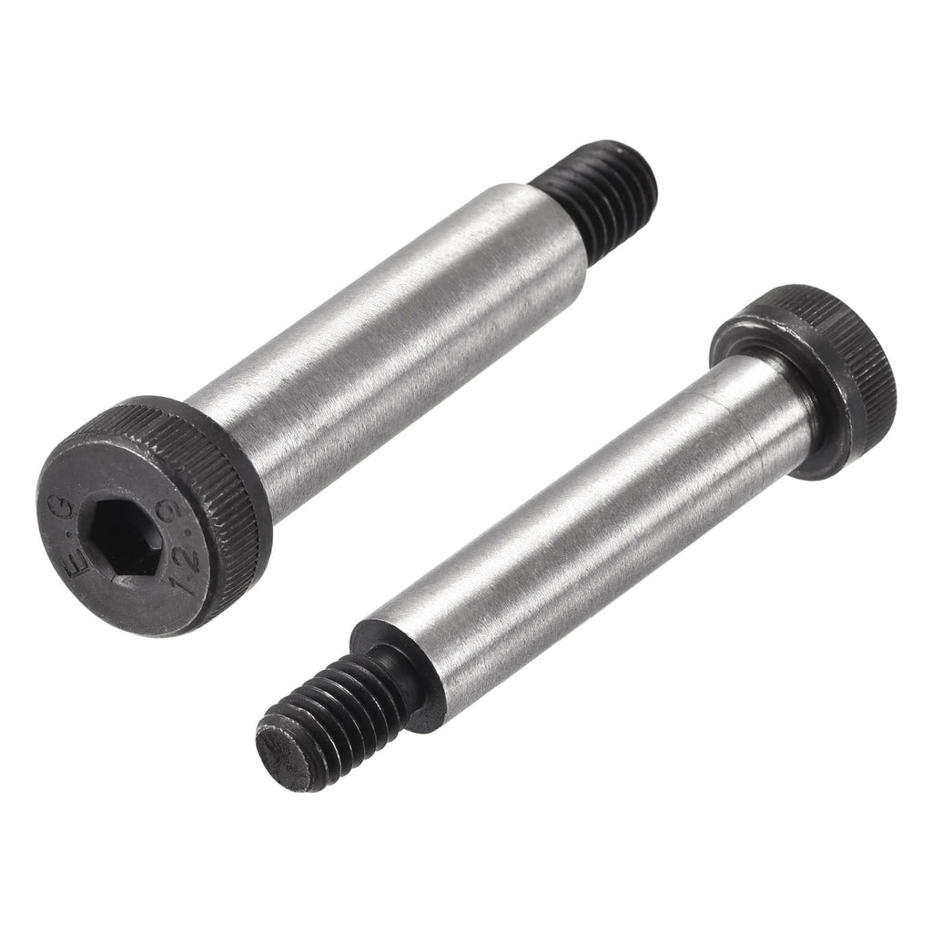  [AUSTRALIA] - uxcell Alloy Steel Hexagon Socket Head Shoulder Screws Bolts, 2" Shoulder Length, 1/2" Shoulder Dia, 3/8-16 Thread, 2pcs 2" x 1/2"