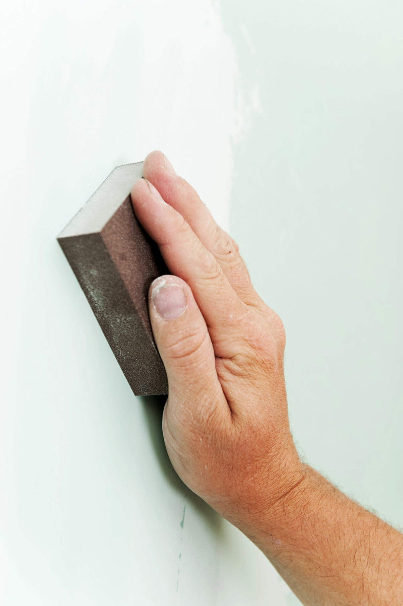  [AUSTRALIA] - 3M CP000-6P-CC Sanding Sponge Extra Fine Grit, 3-3/4 in x 2-5/8 in, Black, 6 Count