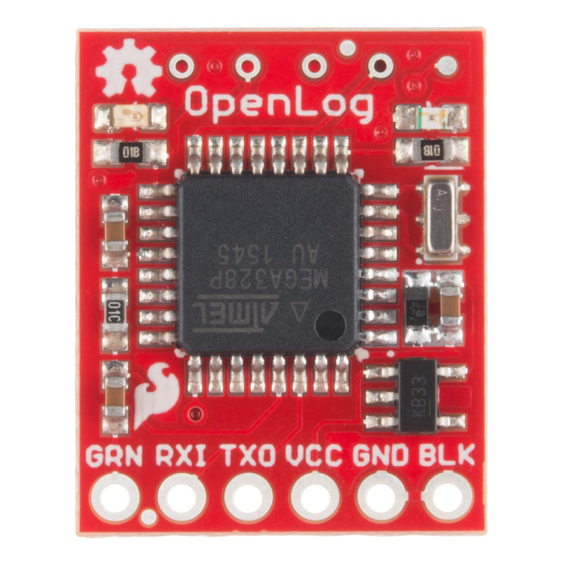  [AUSTRALIA] - SparkFun OpenLog Open-source data logger works over a simple serial connection Supports microSD FAT16/32 cards up to 32GB Configurable baud rates up to 115200bps Preprogrammed ATmega328 and bootloader