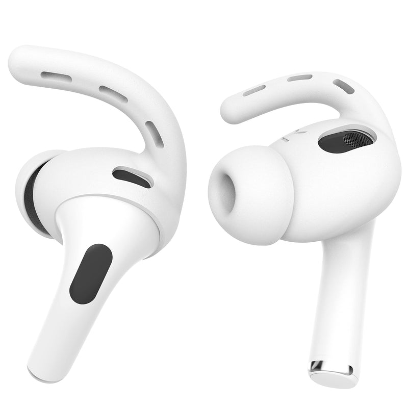  [AUSTRALIA] - DamonLight AirPods 3 Ear Hooks Ear Tips [Added Storage Pouch][Not Fit in Charging Case] Anti-Slip Covers Accessories Compatible with Apple AirPods 3rd Generation 2 Pairs [US Patent Registered]- White