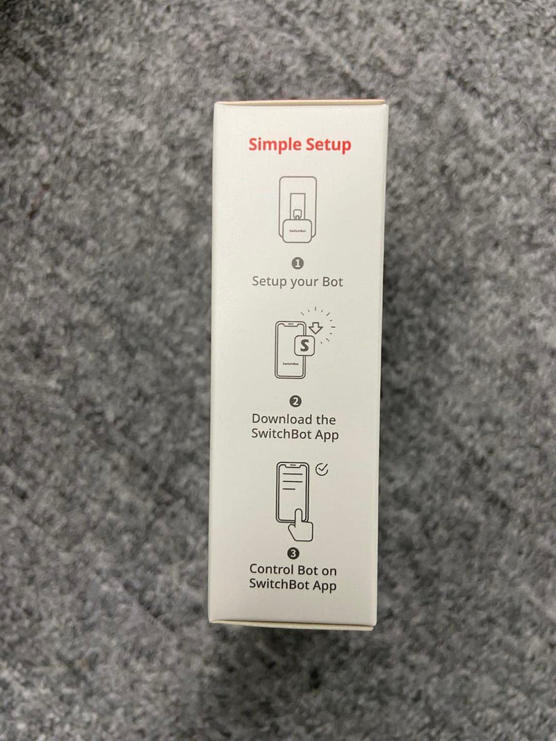  [AUSTRALIA] - SwitchBot Smart Switch Toggle - Make switches smart, app and timer control, add Hub Mini to make it compatible with Alexa, Google Home and IFTTT（White）Bot White