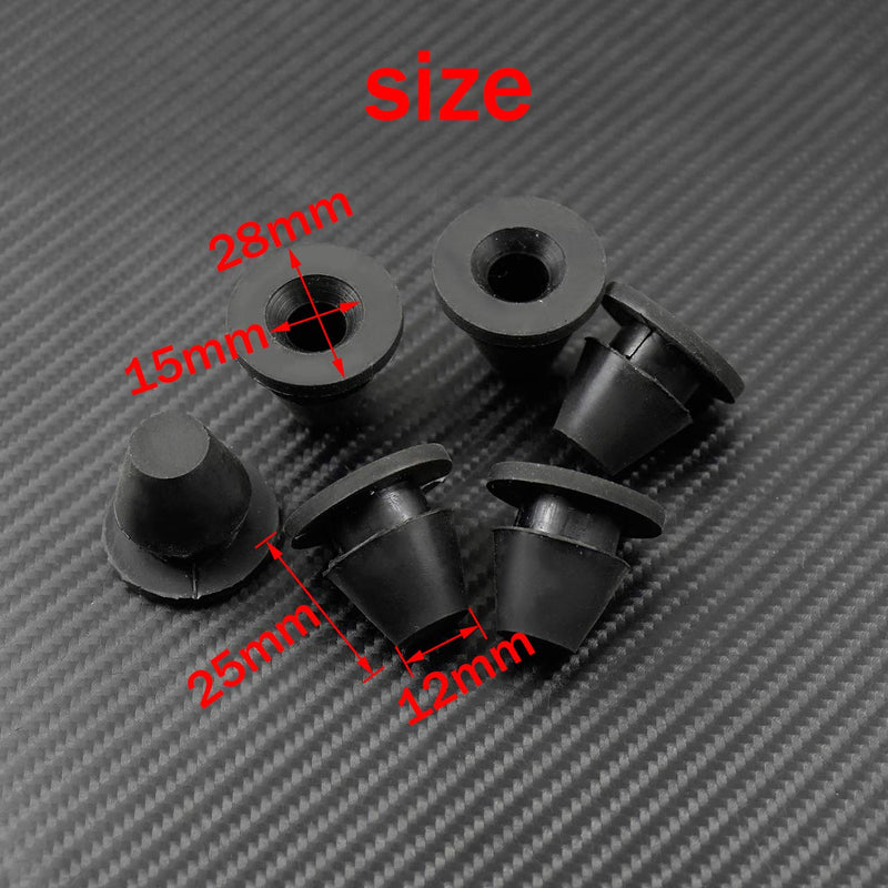  [AUSTRALIA] - YHMTIVTU Rubber Side Cover Grommets Compatible with Harley Davidson Touring Electra Street Glide Road Glide King Ultra Limited 2008-2019 6 pcs