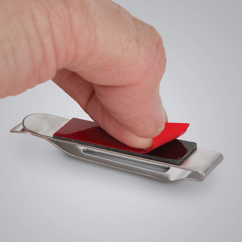  [AUSTRALIA] - Nite Ize HipClip - Attachable Pocket Clip For Smartphones Silver