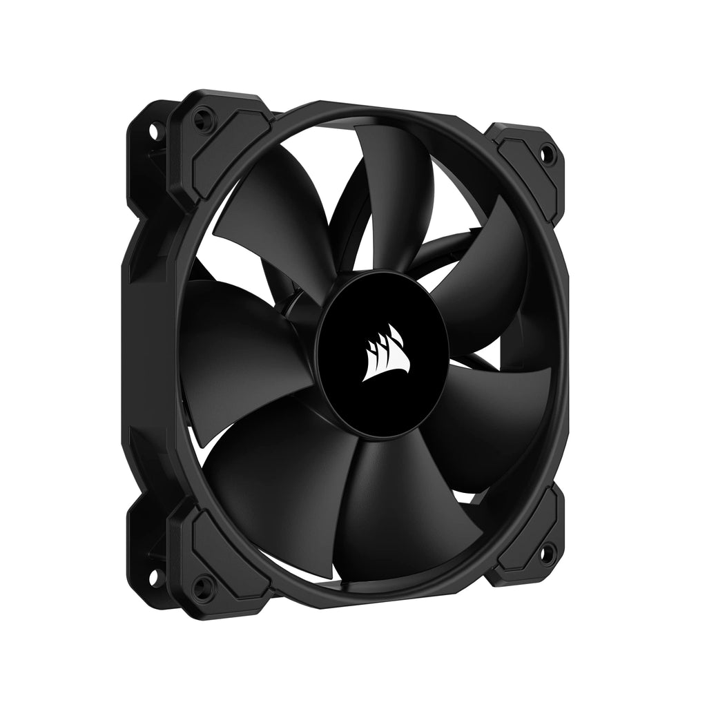  [AUSTRALIA] - Corsair SP120 ELITE, 120mm PWM High Performance Fan with CORSAIR AirGuide Technology - Minimal Noise, 24.7 dBA, Fan Speeds from 300 up to 1,300 RPM, Single Pack - Black