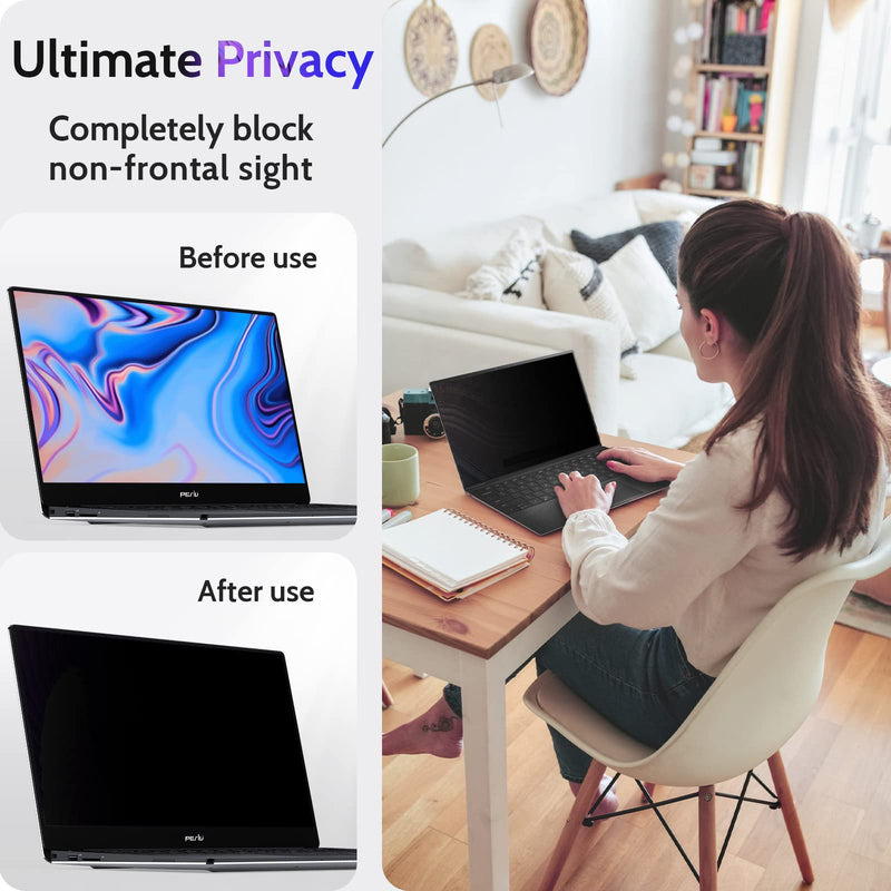  [AUSTRALIA] - 17.3 Inch Laptop Privacy Screen Compatible with Lenovo Hp Dell Acer Asus Thinkpad Envy, 16:9 Aspect Removable Anti Glare Blue Light Filter Protector, Peslv 17.3inch Computer Monitor Security Shield 17.3 Inch (Diagonal) - 16:9 Aspect Ratio