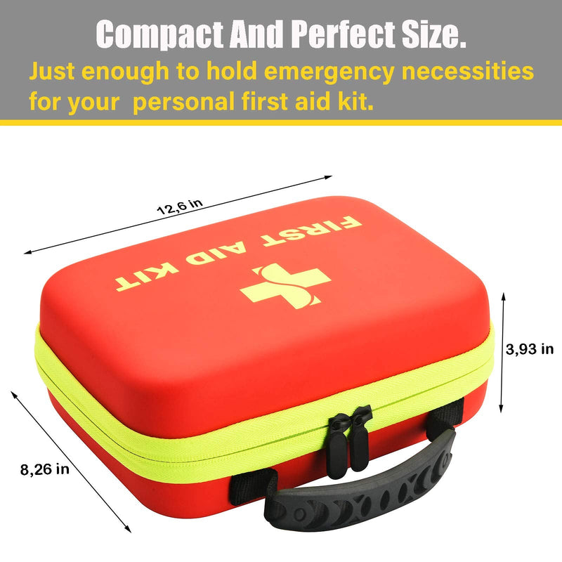  [AUSTRALIA] - Emergency First Aid Kit for Home - 220 Pieces First Aid Supplies Home Emergency Kit - Lightweight & Compact First Aid Kit with EVA Case - Best for Hiking Camping Travel Car Backpacking School Office