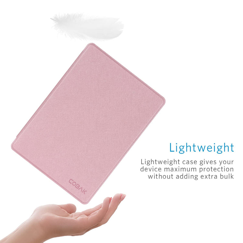  [AUSTRALIA] - CoBak Case for Kindle Paperwhite - All New PU Leather Cover with Auto Sleep Wake Feature for Kindle Paperwhite Signature Edition and Kindle Paperwhite 11th Generation 2021 Released Basic Hard Case Rose gold-4