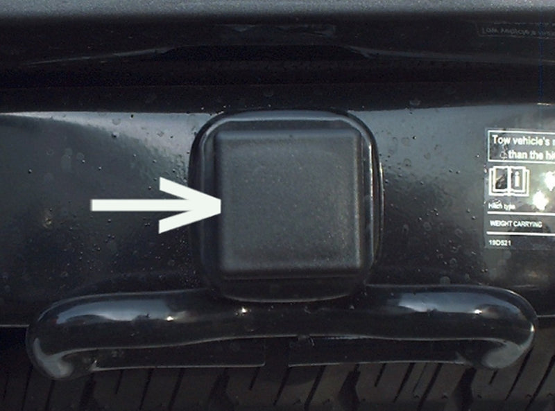  [AUSTRALIA] - Upper Bound Universal Class 3 III and Class 4 IV 2" Black Trailer Hitch Cover Cap Plug Car Wash Proof 2 Inch