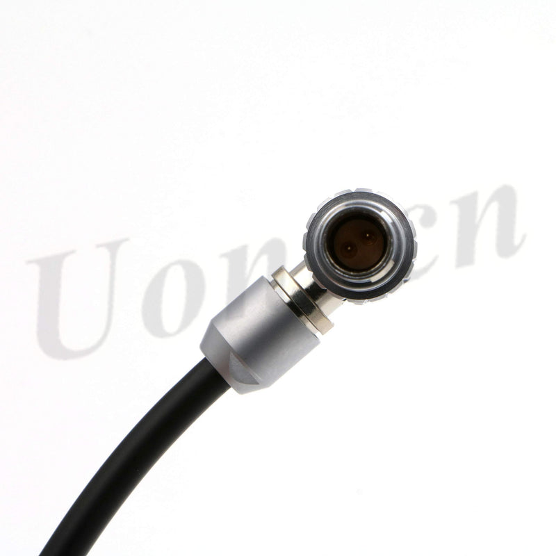  [AUSTRALIA] - Uonecn Teradek Bond Power Cable for ARRI RED Camera Anton Bauer Right Angle 2 Pin Male to D-Tap Spring Cable 12'' Spring cable right angle 2 pin male to Dtap