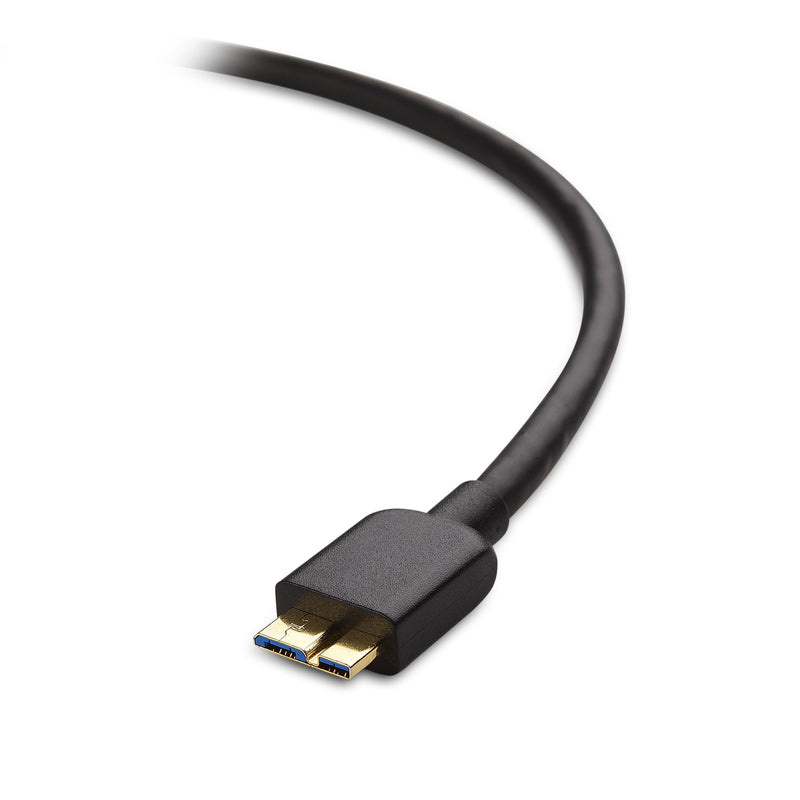 Cable Matters Short Micro USB 3.0 Cable (USB to USB Micro B Cable) in Black 3 ft 1m 1 - LeoForward Australia