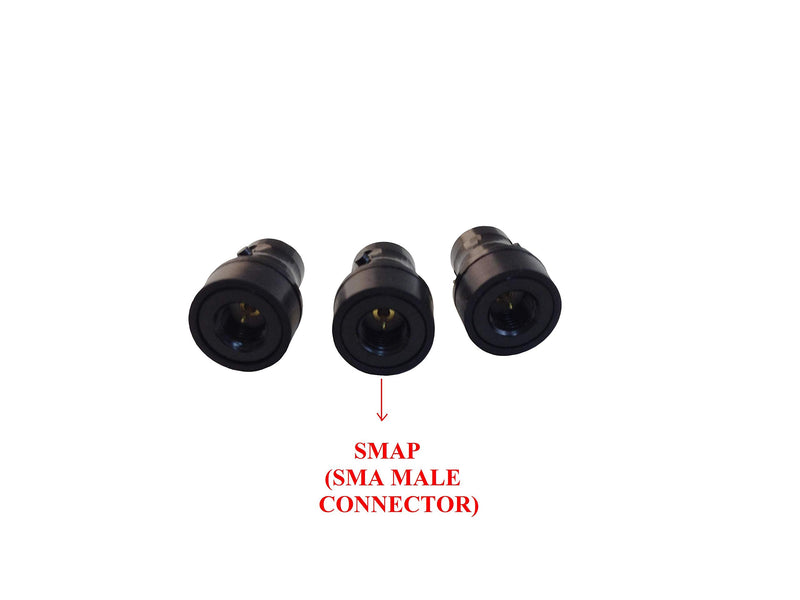 Anteenna TW-BNCJ-SMAP (3 Packs) Adaptor Connector BNC Female to SMA Male is Suit for Ham (144/430MHz) Handheld Antenna BNC Male - LeoForward Australia