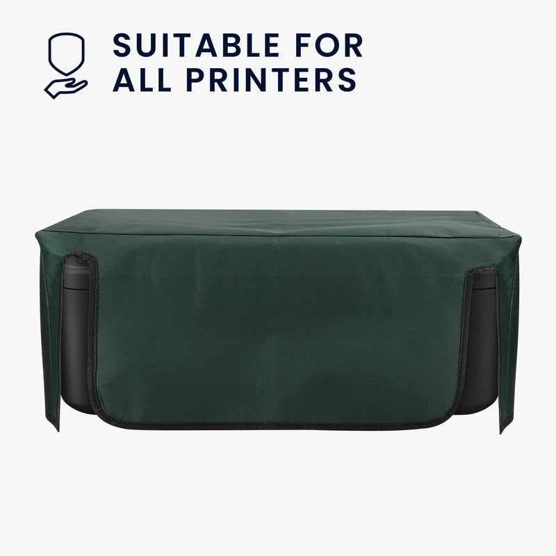  [AUSTRALIA] - kwmobile Dust Cover Compatible with Canon Pixma MX495 / TR4550 / 4551 - Printer Case - Fabric Protector Cover - Dark Green