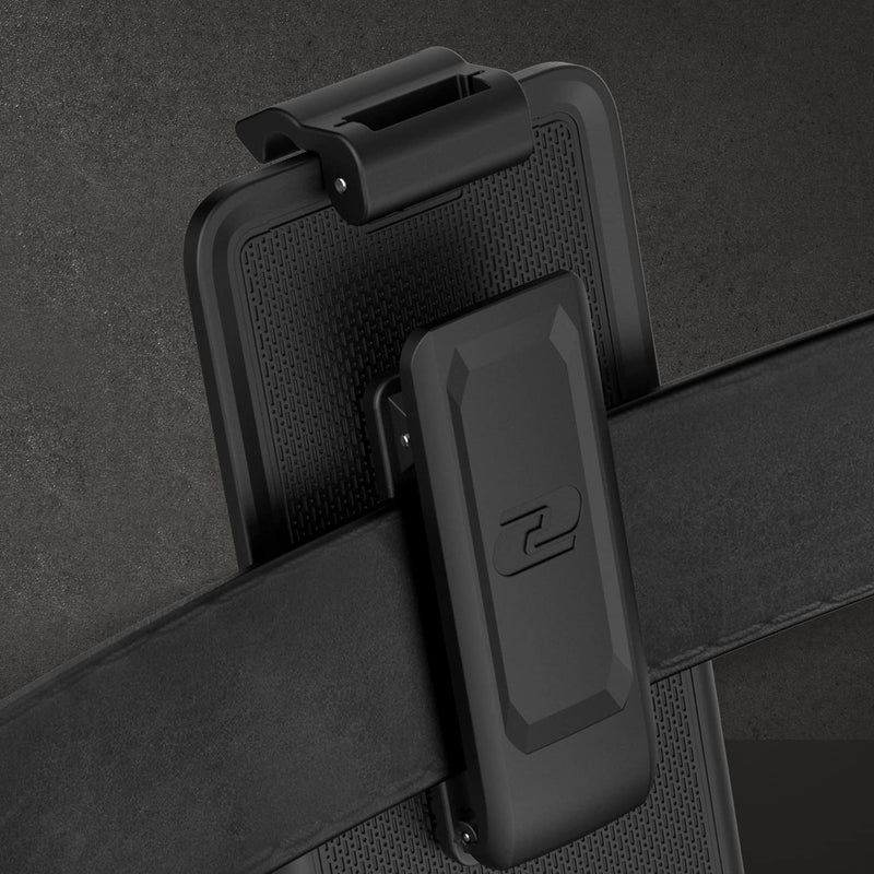  [AUSTRALIA] - Encased Falcon Designed for Pixel 6 Belt Clip Case, Full Body Protective Phone Case with Holster for Google Pixel 6 (Black)