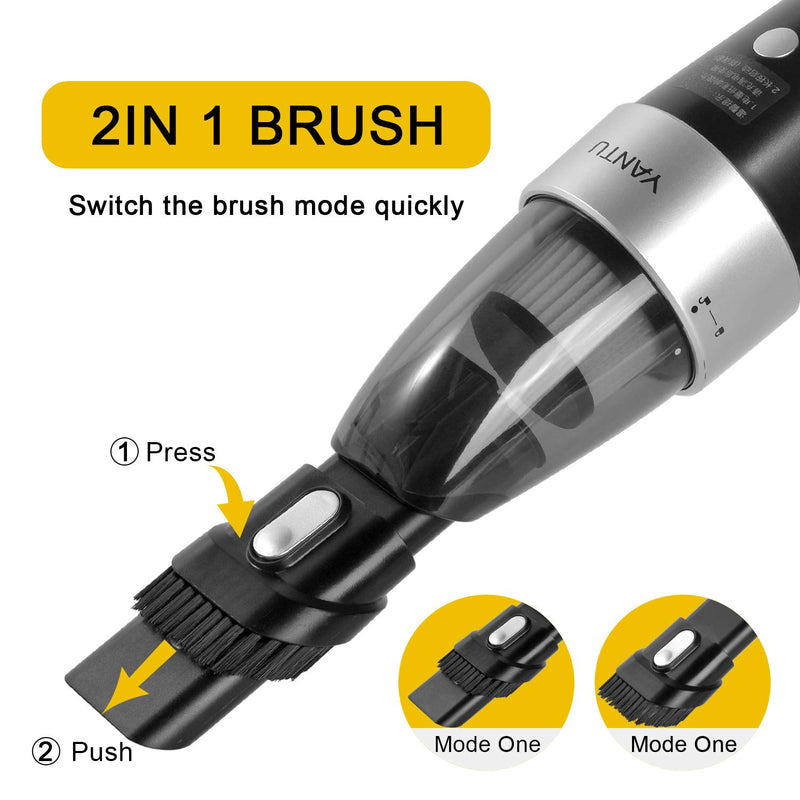 Handheld Mini Vacuum, 5000PA Powerful Suction Rechargeable Portable Vacuum, Cordless Vacuum Cleaner, Can Be Used For Home/Car, Pet Hair Wet Vacuum Cleaner, Dust, Dustbuster, Carpet, Gravel Cleaning. - LeoForward Australia