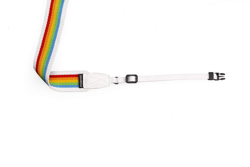  [AUSTRALIA] - Polaroid Camera Strap Flat – Rainbow Stripe