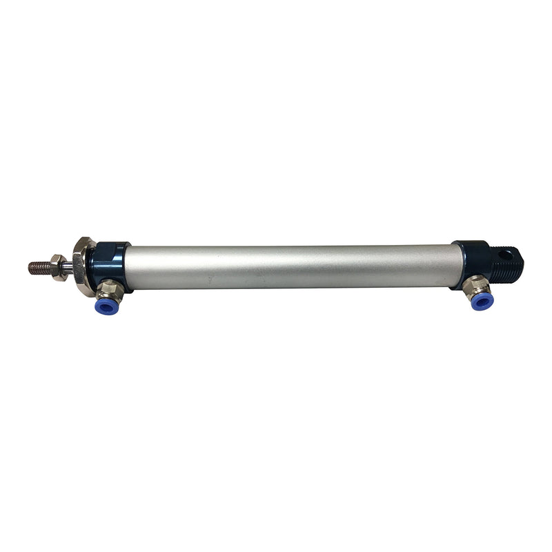 1" Bore x 8" Stroke Double Acting Pneumatic Cylinder (Roughly 1" Bore 20MM) with Fittings - LeoForward Australia