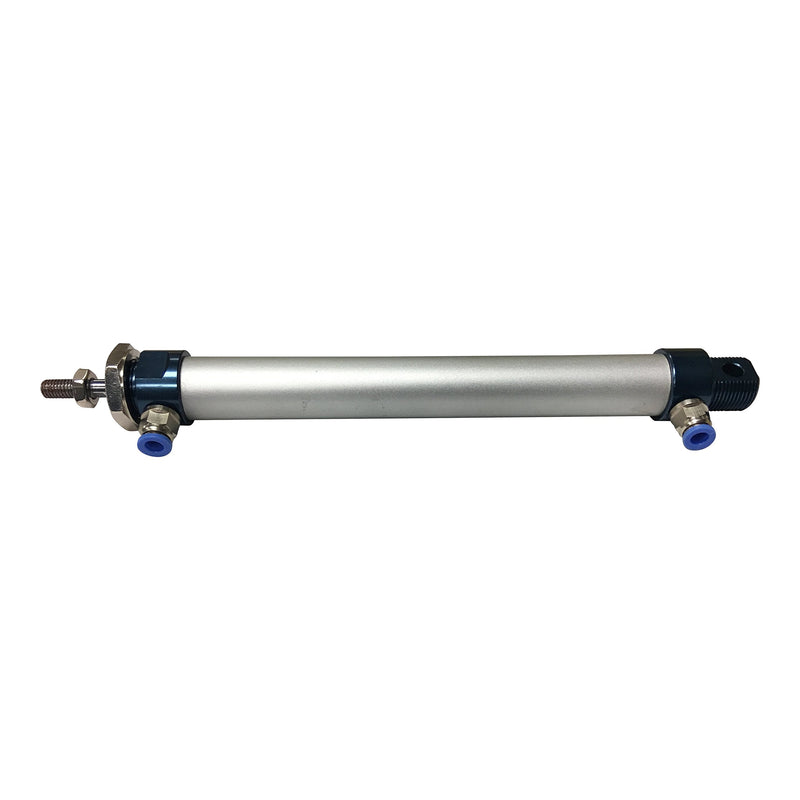  [AUSTRALIA] - 1" Bore x 8" Stroke Double Acting Pneumatic Cylinder (Roughly 1" Bore 20MM) with Fittings