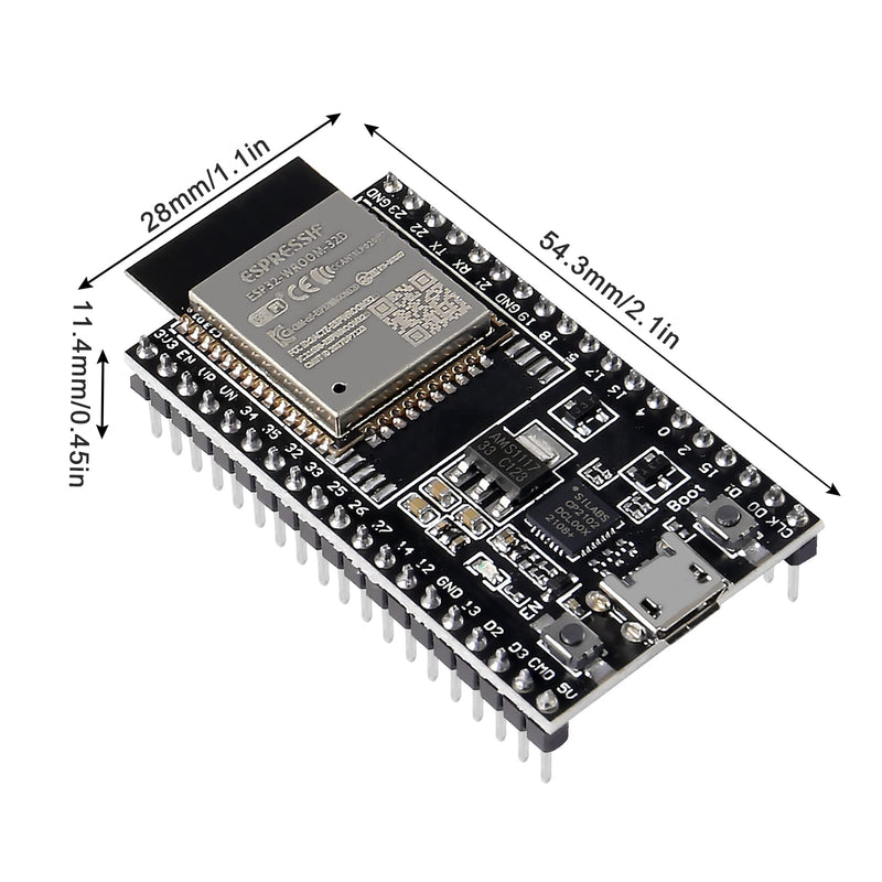  [AUSTRALIA] - Alinan 4pcs ESP32-DevKitC Core Board ESP32 Development Board ESP32-WROOM-32D with WiFi Bluetooth Development Board for Arduino IDE