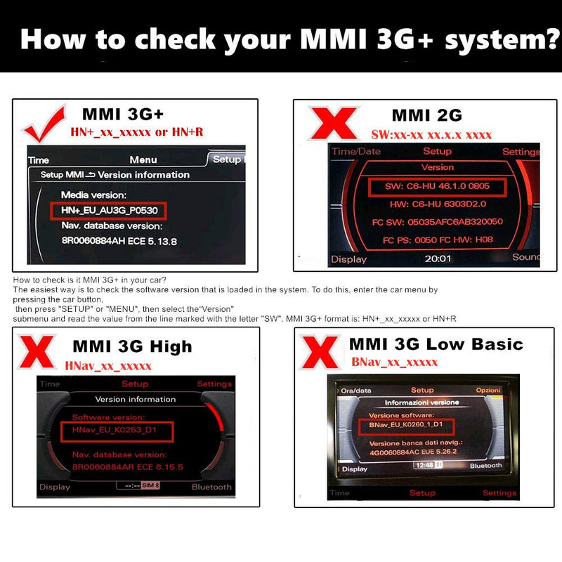 AMI Music Interface Char-ge Aux Cable Compatible with A3/A4/A5/A6/A8/S4/S6/S8/Q5/Q7/R8/TT with MMI 3G+ System (1M Length) - LeoForward Australia